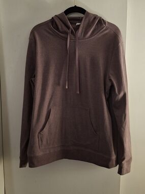 Ebb & Flow Athleisure Women's Mauve Hoodie Sweater - Lightweight Pullover